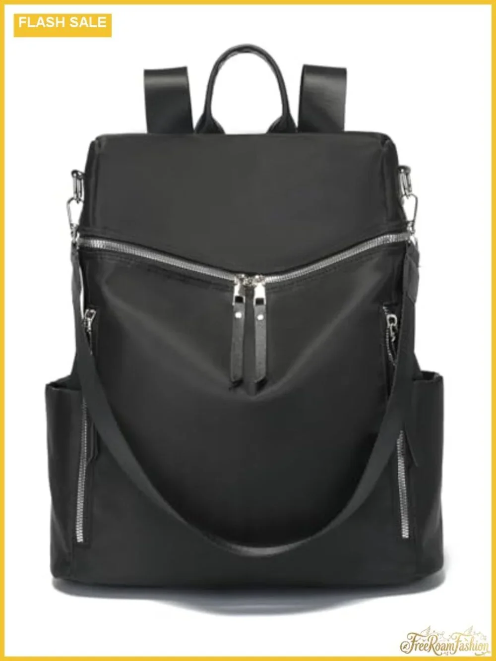 Waterproof Nylon Women's Fashion Backpack Large Capacity Travel Daypack